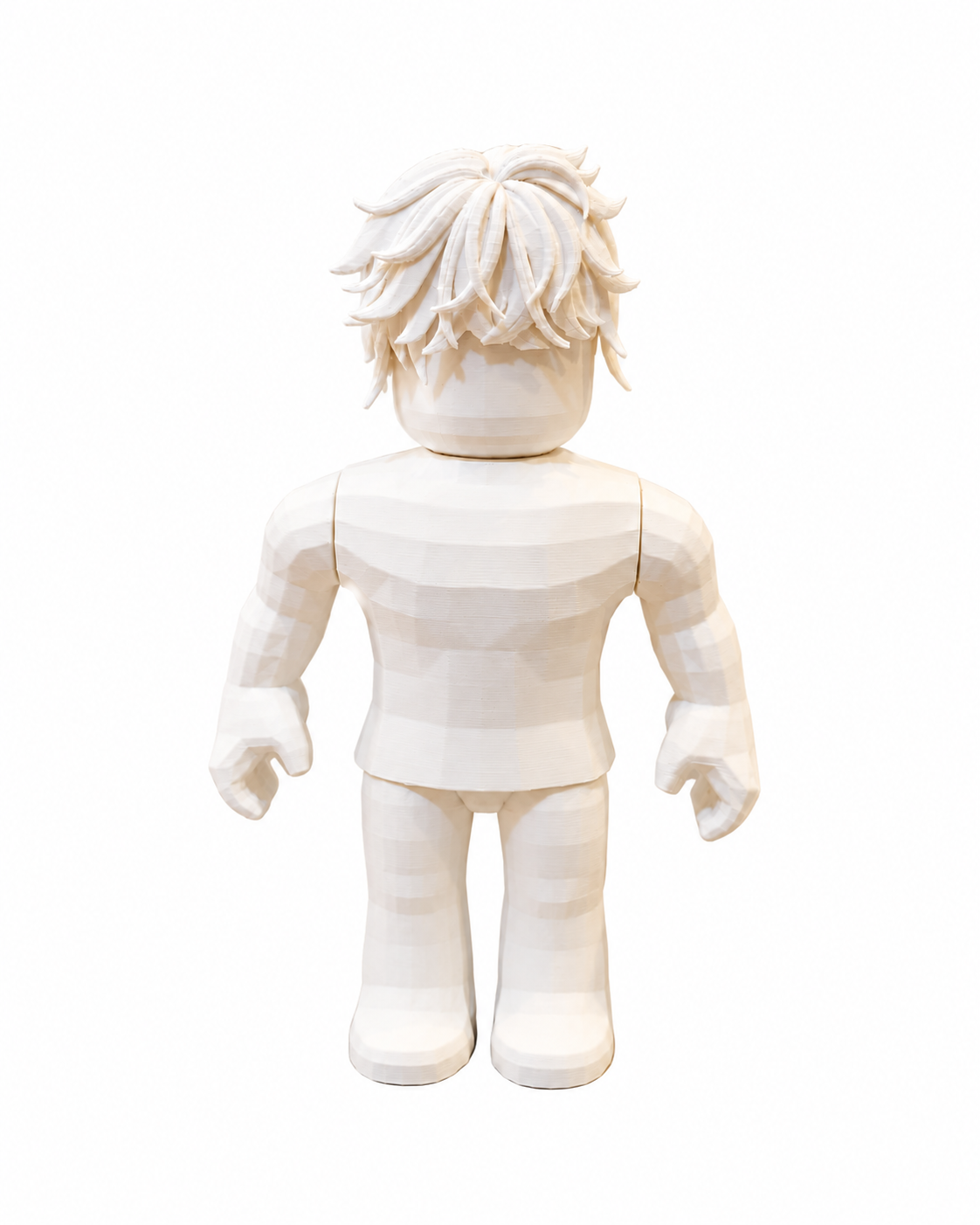 Figura personalizada de avatar de cuerpo completo sobre fondo blanco